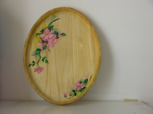 Vassoio ovale rosa canina