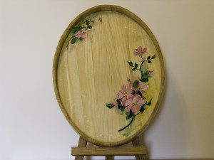 Vassoio ovale rosa canina